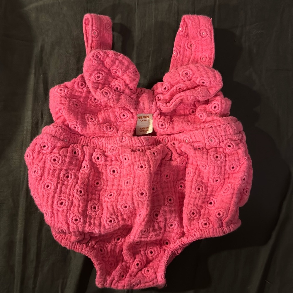 Pink onesie